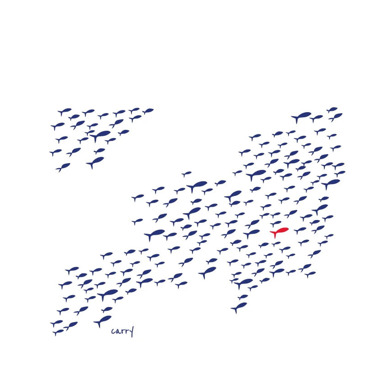 CARRY Flasche Be Yourself Motiv