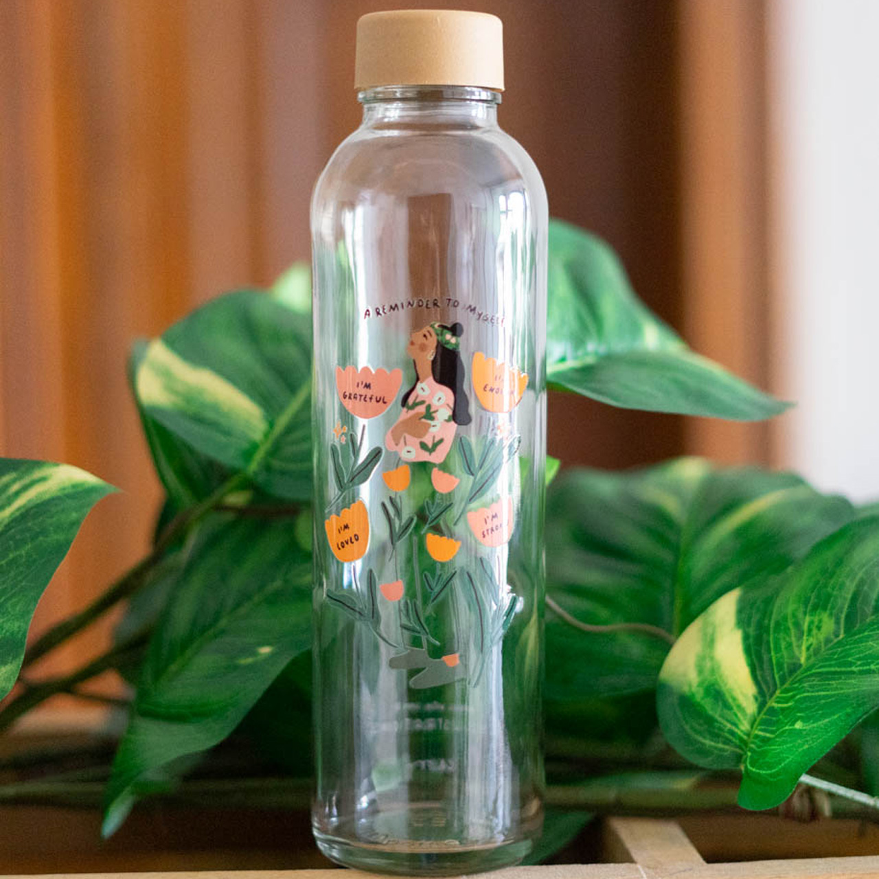 CARRY Flasche Reminder 0,7l Pflanzen