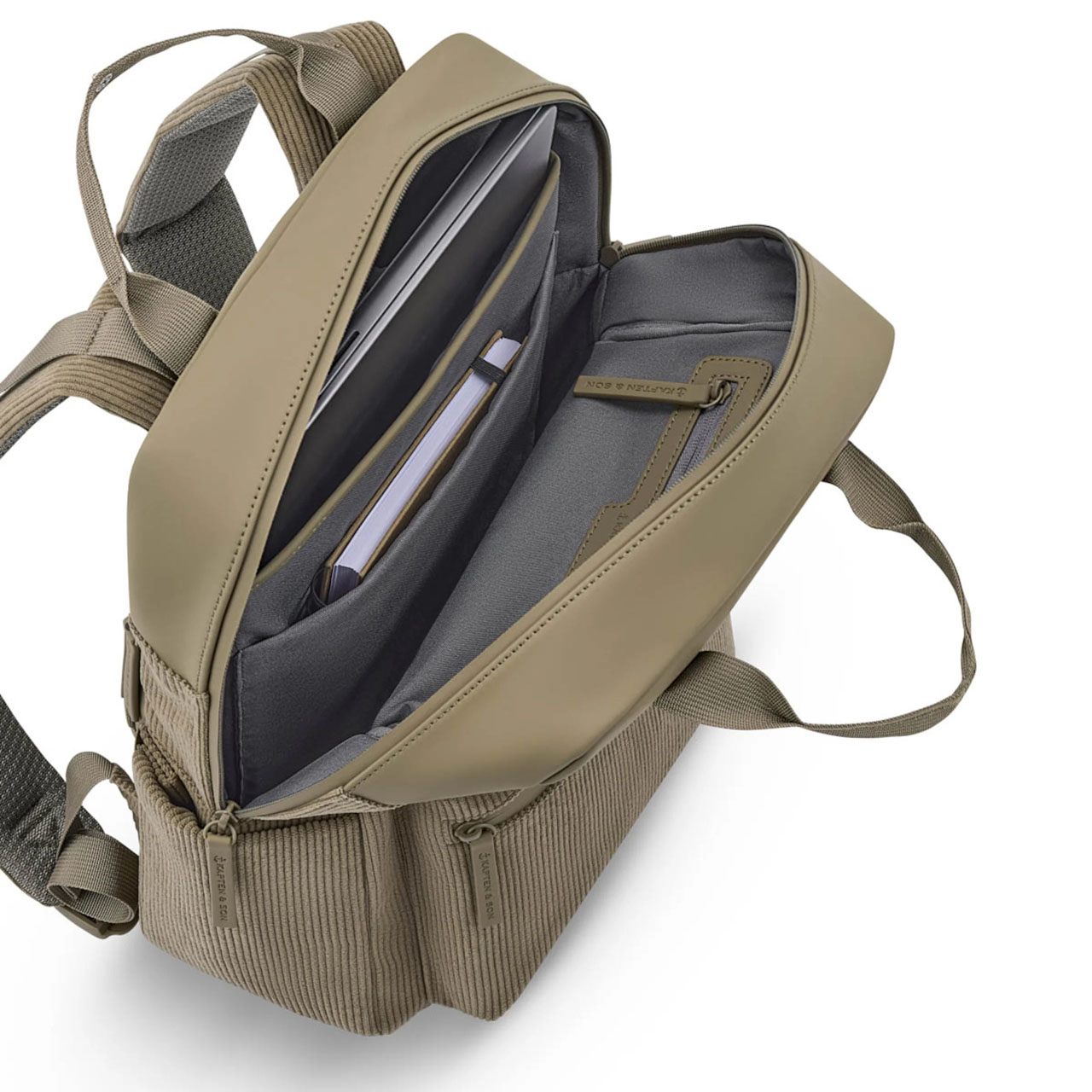 Kapten & Son Bergen pro cord dusty khaki