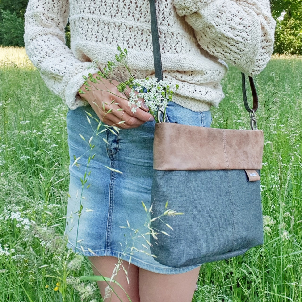 ZWEI Handtasche Olli OT8 stone Model 2