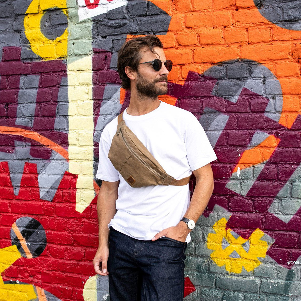 Alaskan Maker Bauchtasche Sling sand Model 1