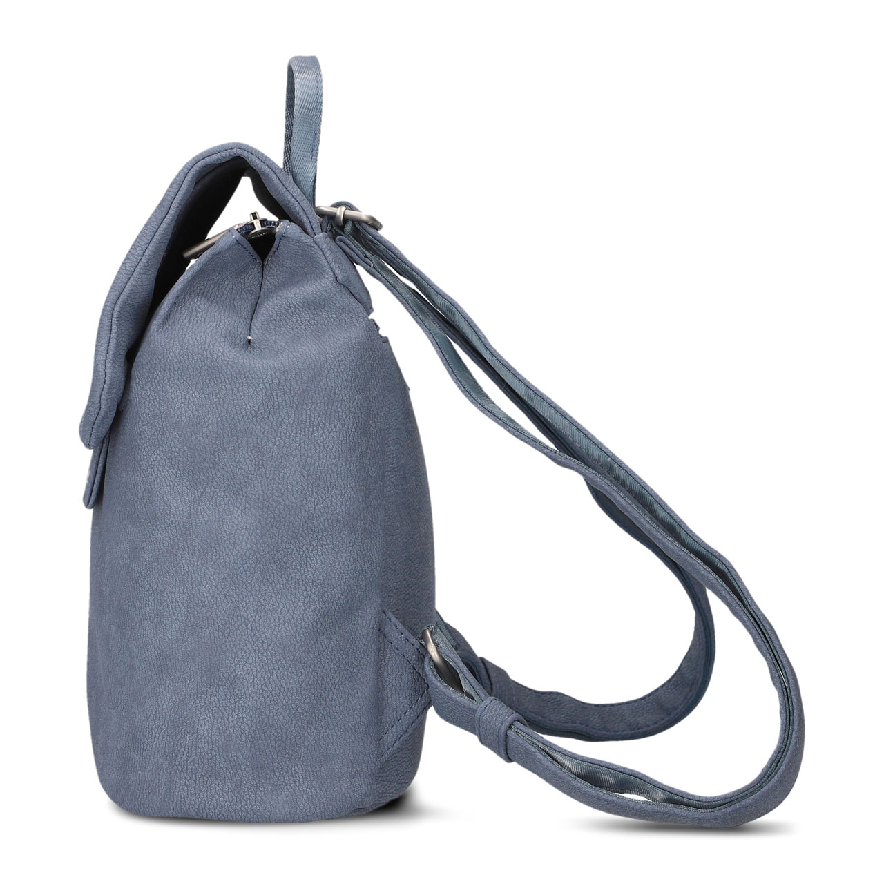 ZWEI Rucksack Mademoiselle MR8 nubuk sky Seite rechts