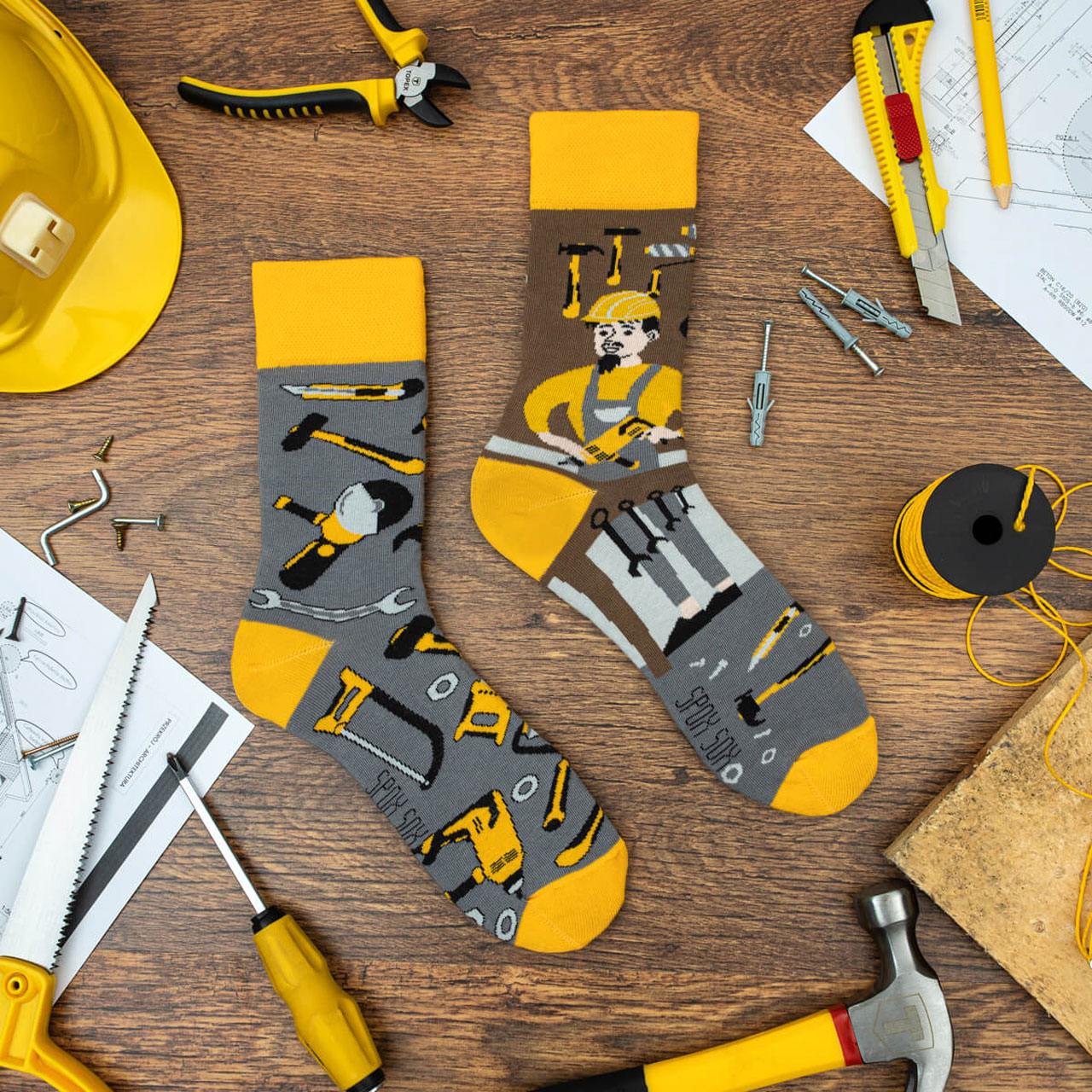 Spox Sox Socken Heimwerker Deko