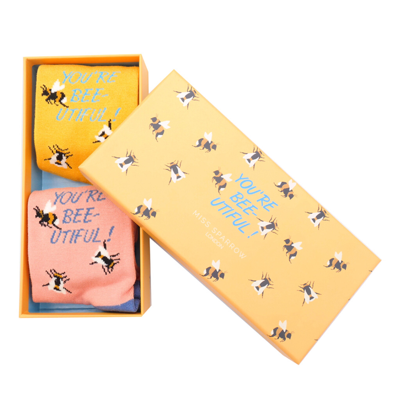 Miss Sparrow Socken Bienen 2er Set