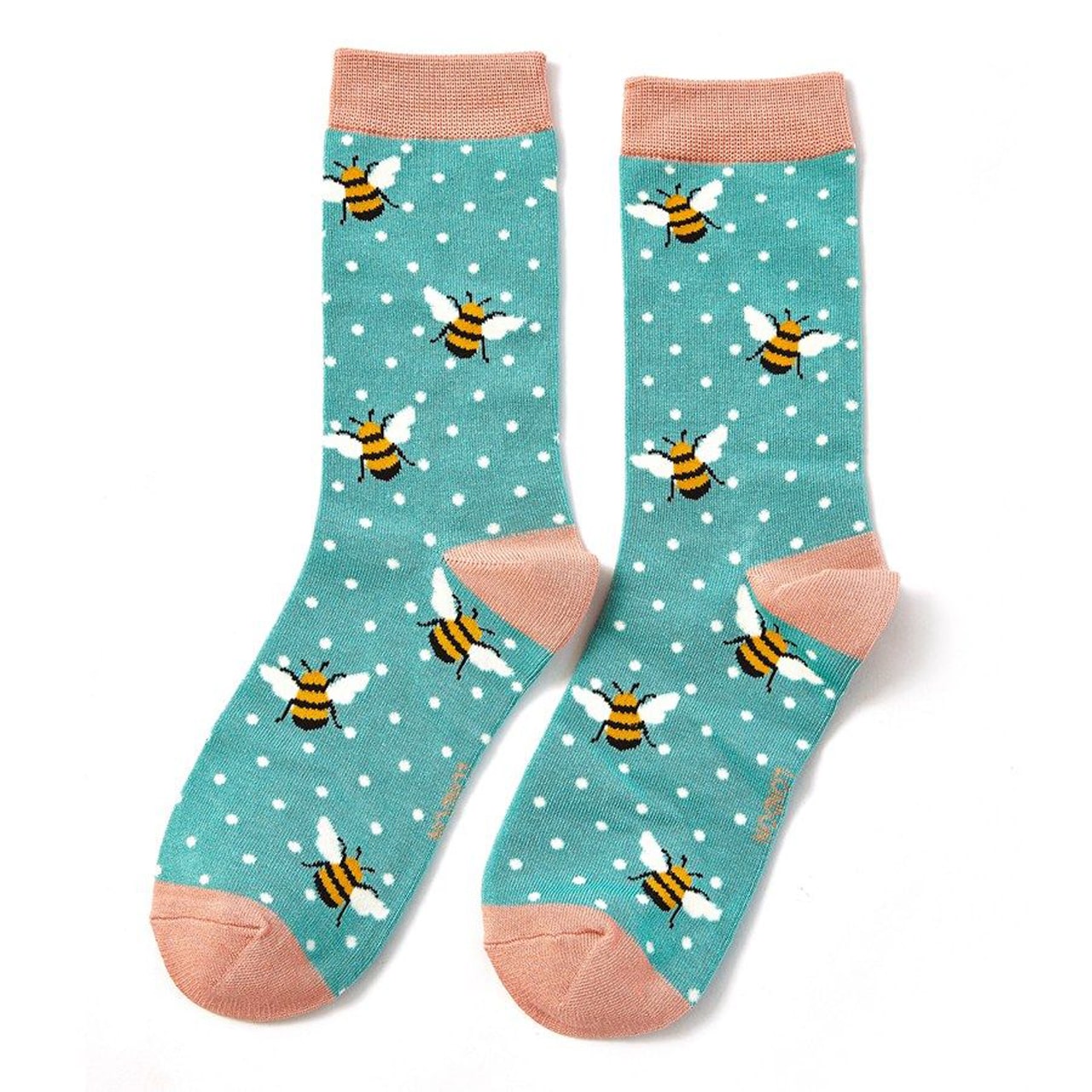 Miss Sparrow Socken Bienen 3er Set grün