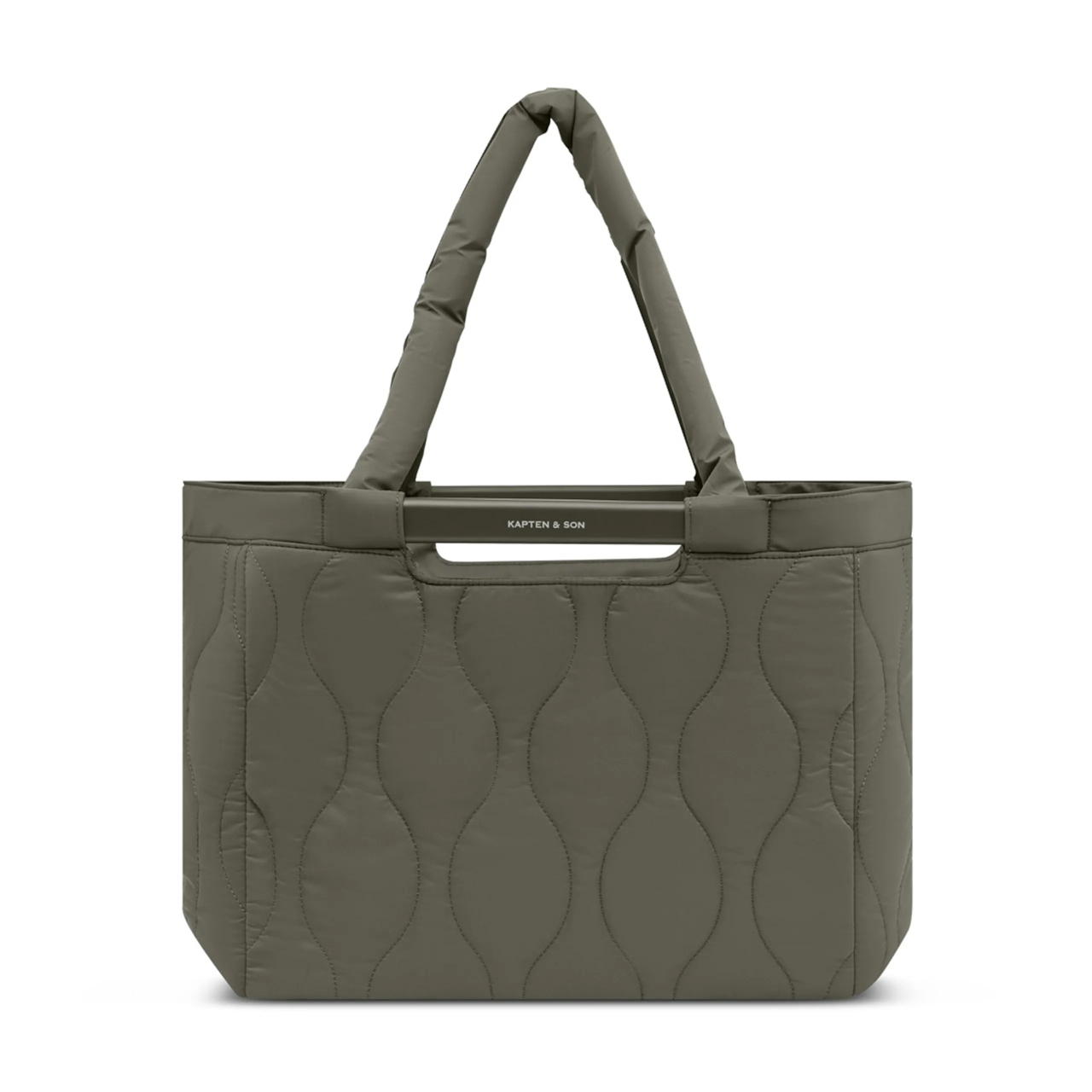 Kapten & Son Shopper Vaasa quilted khaki