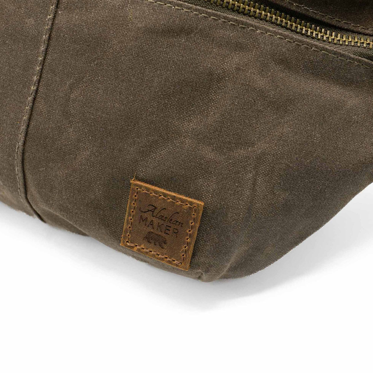 Alaskan Maker Bauchtasche Sling khaki Logo