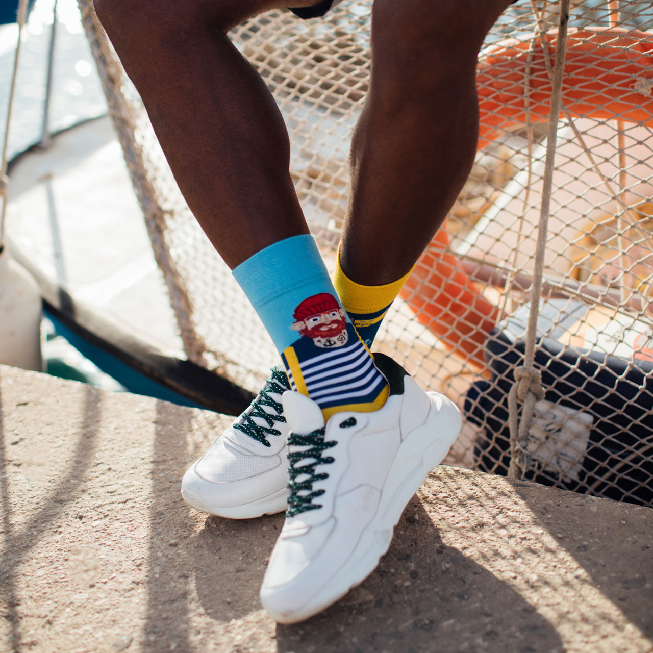 Many Mornings Socken Fisher's Tale Style