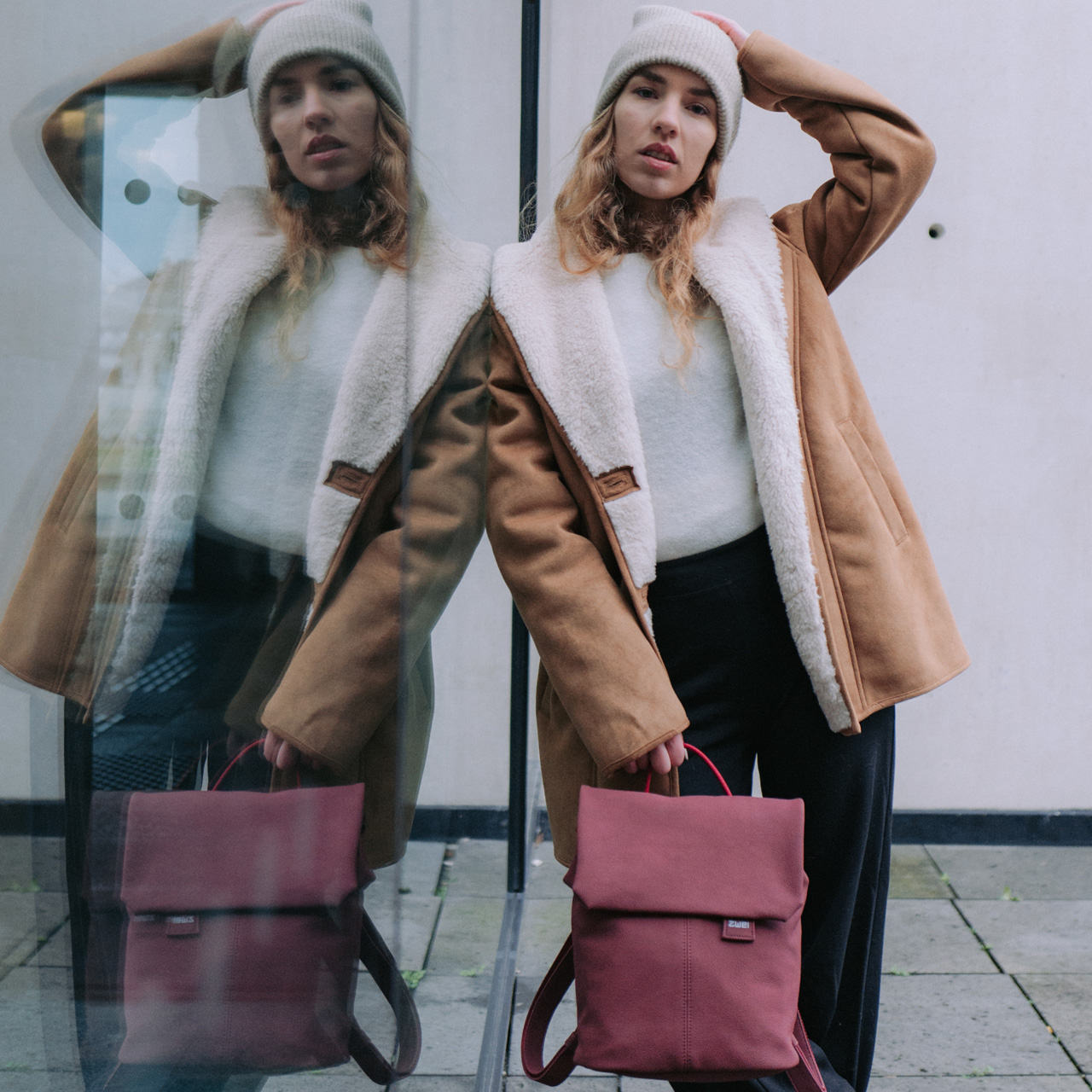 ZWEI Rucksack Mademoiselle MR8 rubin Model