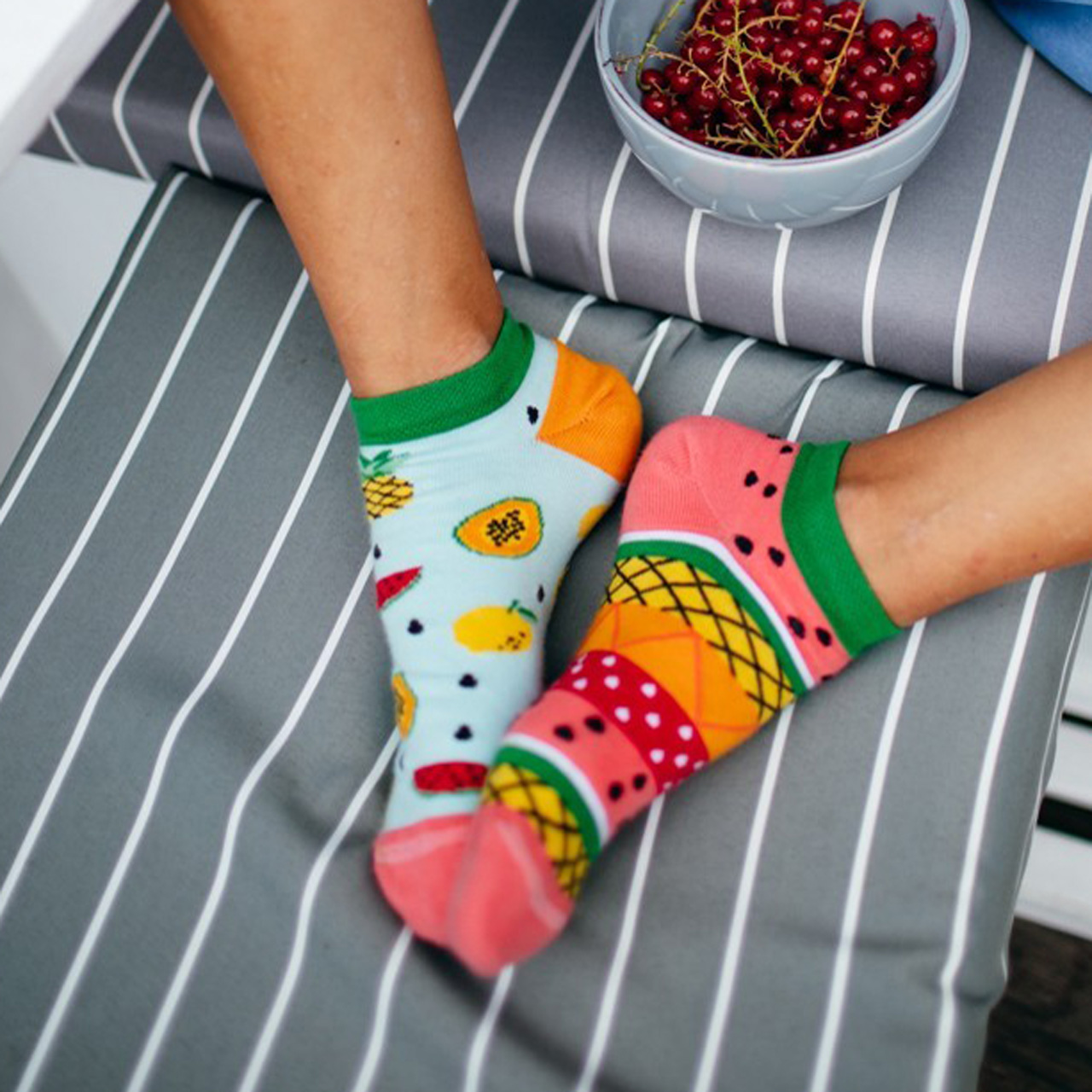 Many Mornings Socken Tutti Frutti low Model
