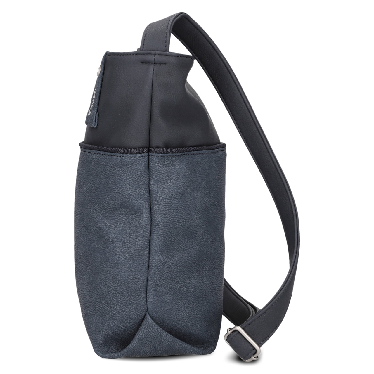 ZWEI Tasche Jana J10 nubuk ink Seite links