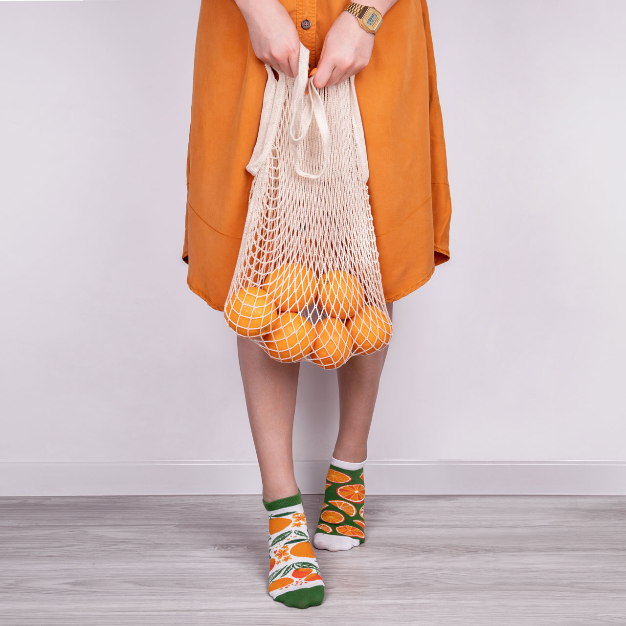 Spox Sox Socken Orangen low Model