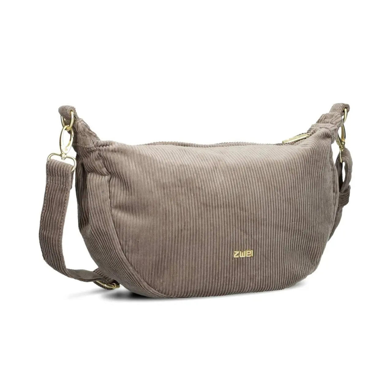 ZWEI Tasche Mademoiselle M70 cord mocca schraeg
