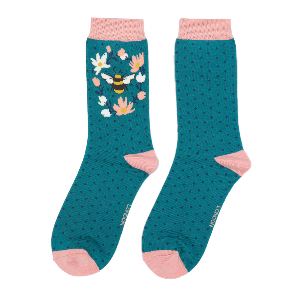 Miss Sparrow Socken Blumen + Biene