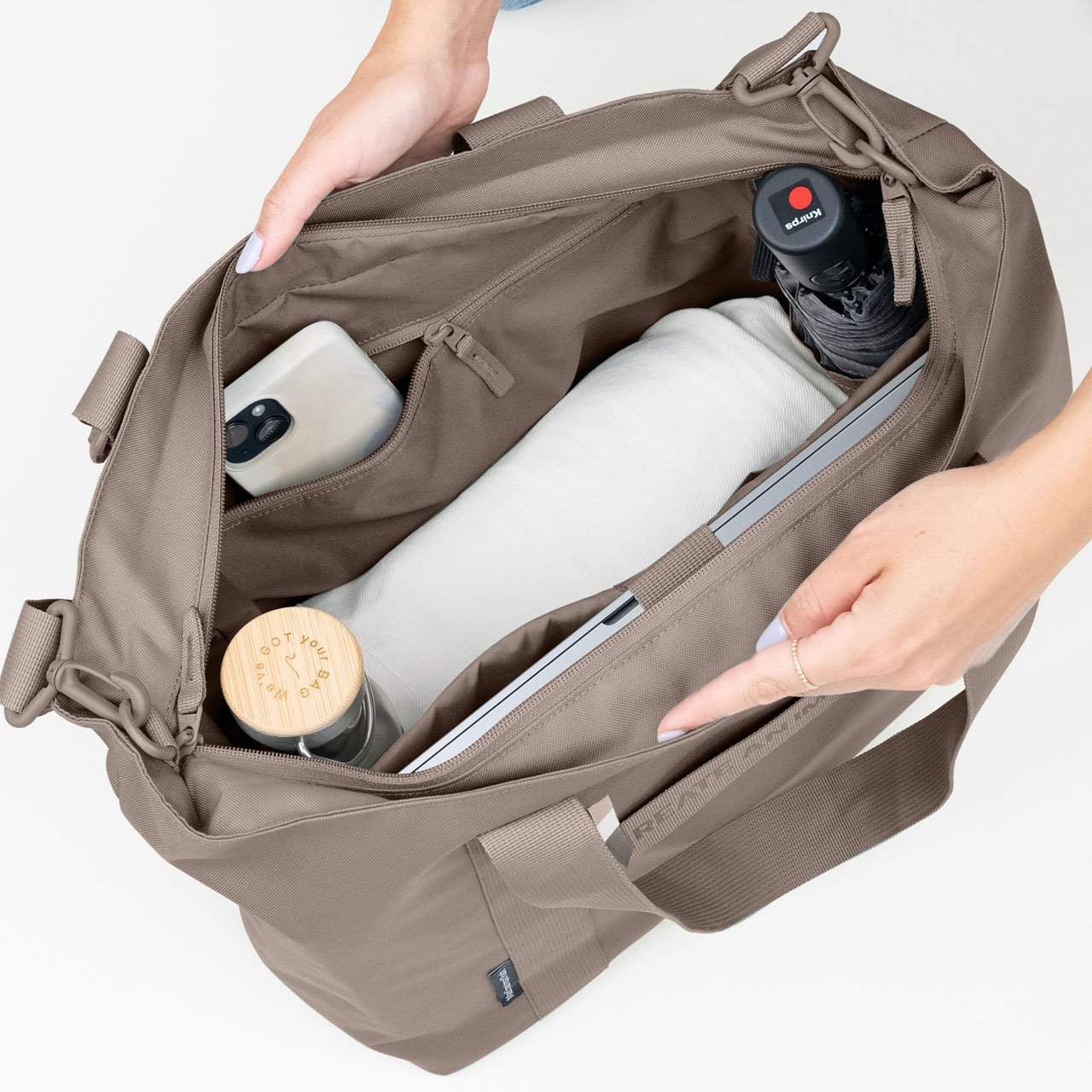 GOT BAG Tote Bag oyster mono offen 2