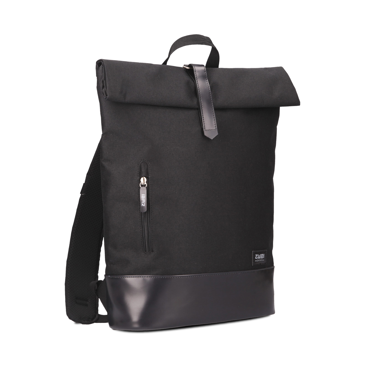 ZWEI Rucksack Urban UR250 black schraeg