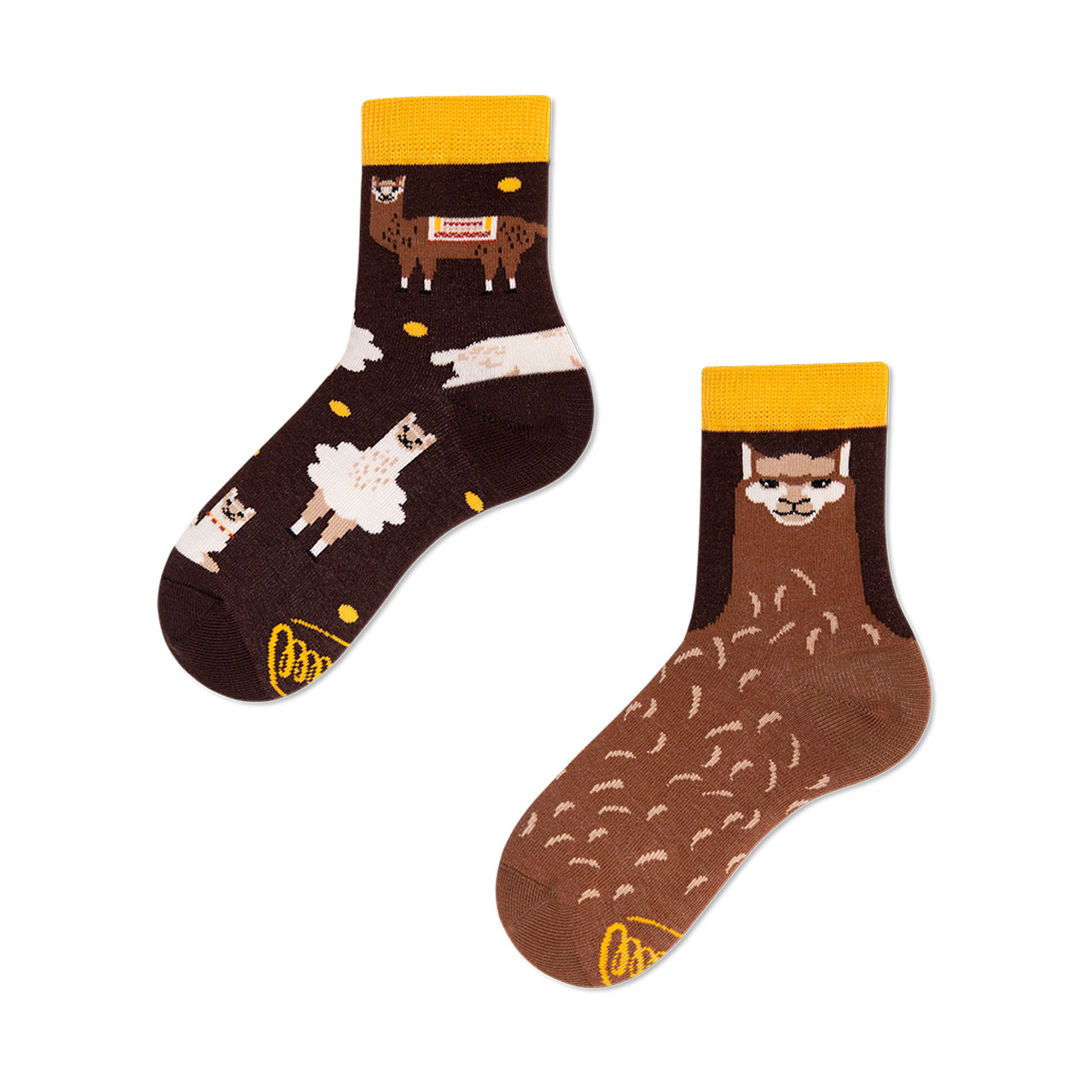 Many Mornings Kids Socken Fluffy Alpaca