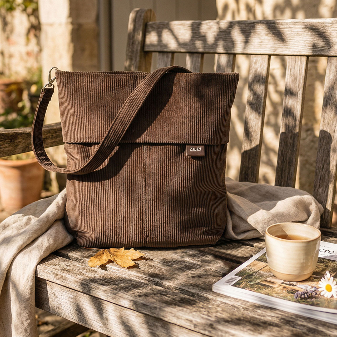 ZWEI Tasche Mademoiselle M12 cord wood