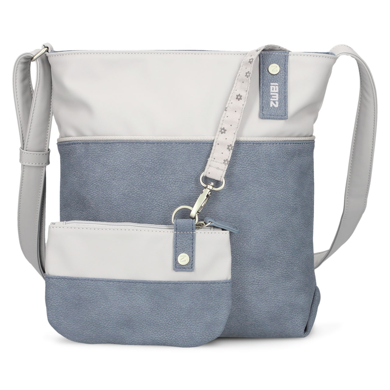 ZWEI Tasche Jana J10 nubuk sky Zusatzetui