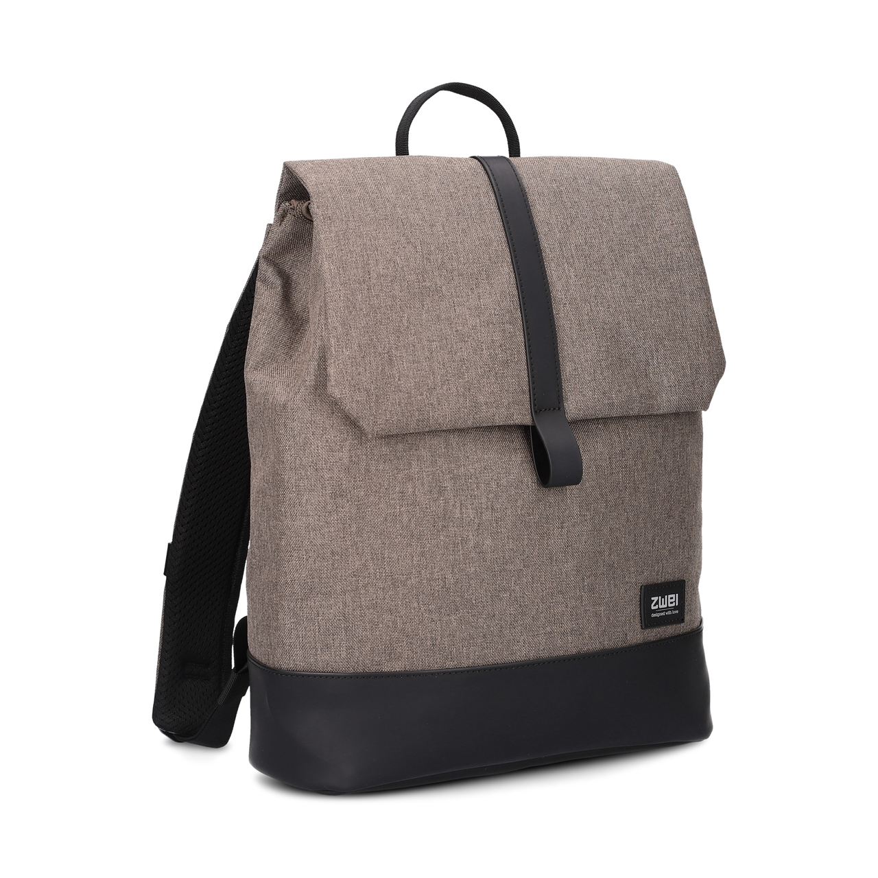 ZWEI Rucksack Urban UR130 wood schraeg