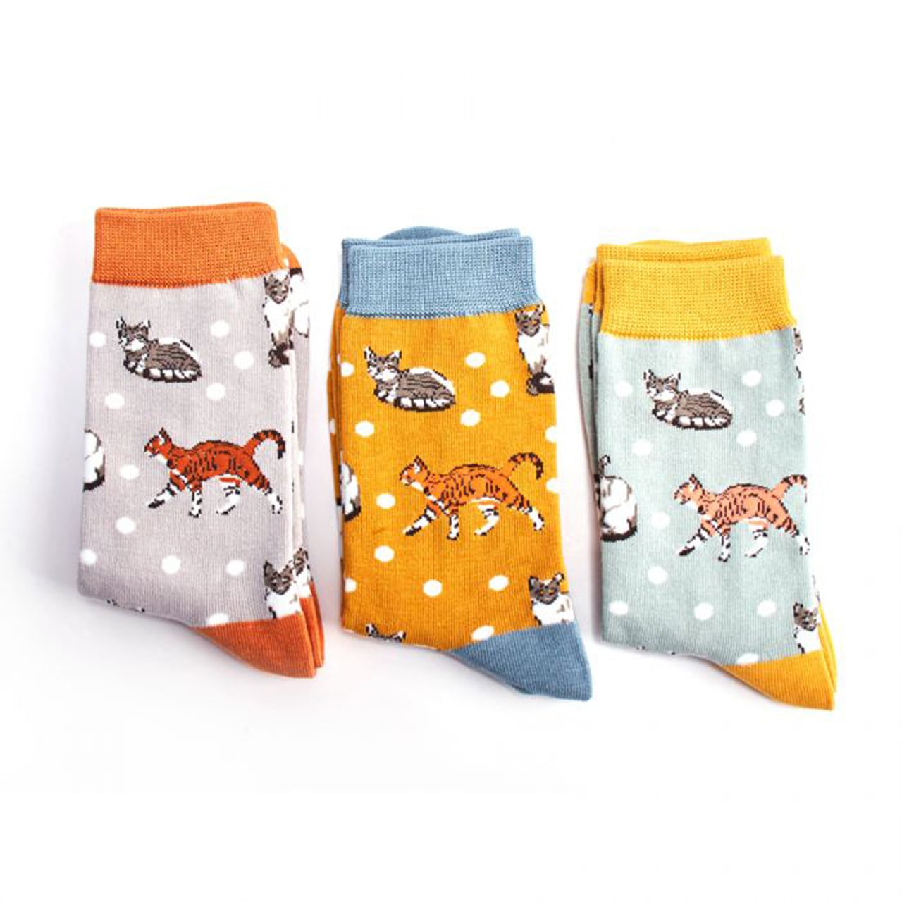 Miss Sparrow Socken Katzen 3er Set