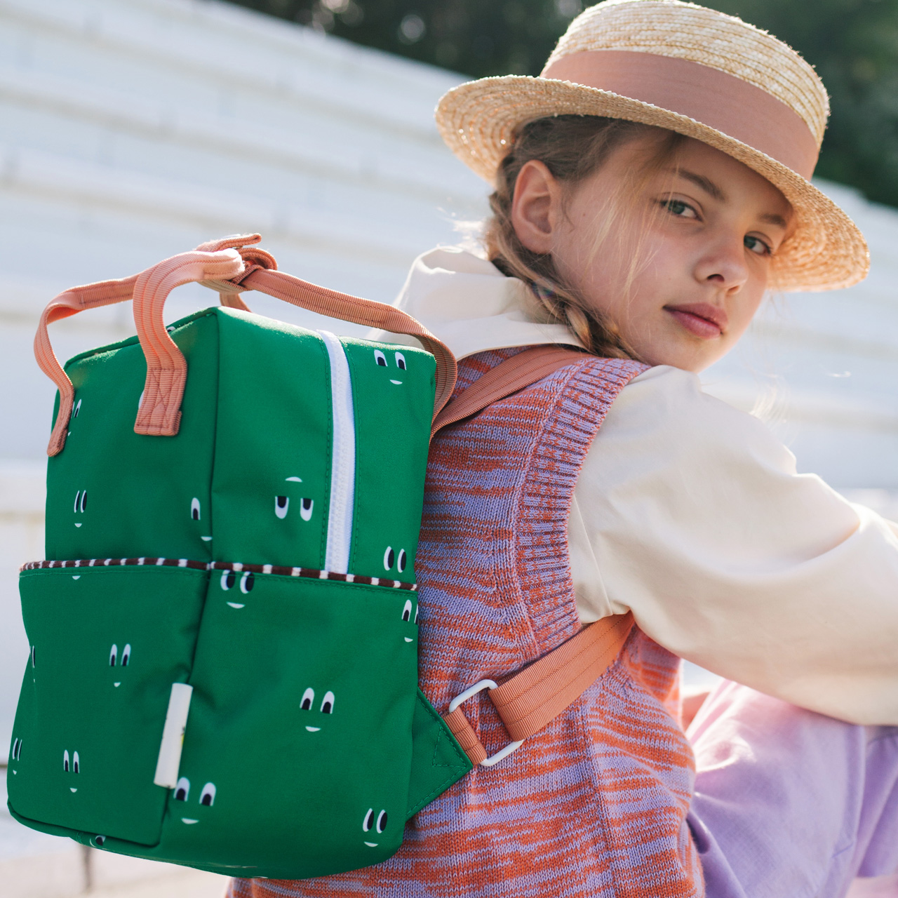 Sticky Lemon Kinder-Rucksack special golf green Model