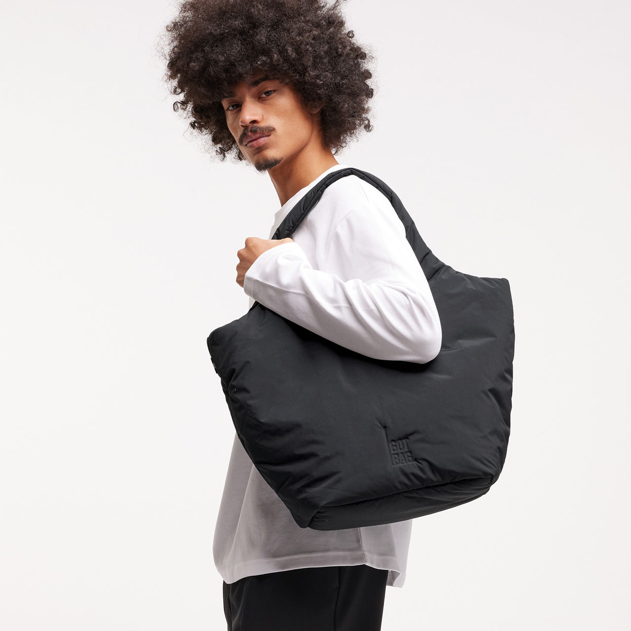 GOT BAG Cloud Tote bag black mono Model 3