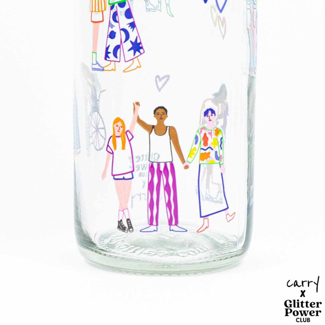 CARRY Flasche Love Is Love 0,7l unten