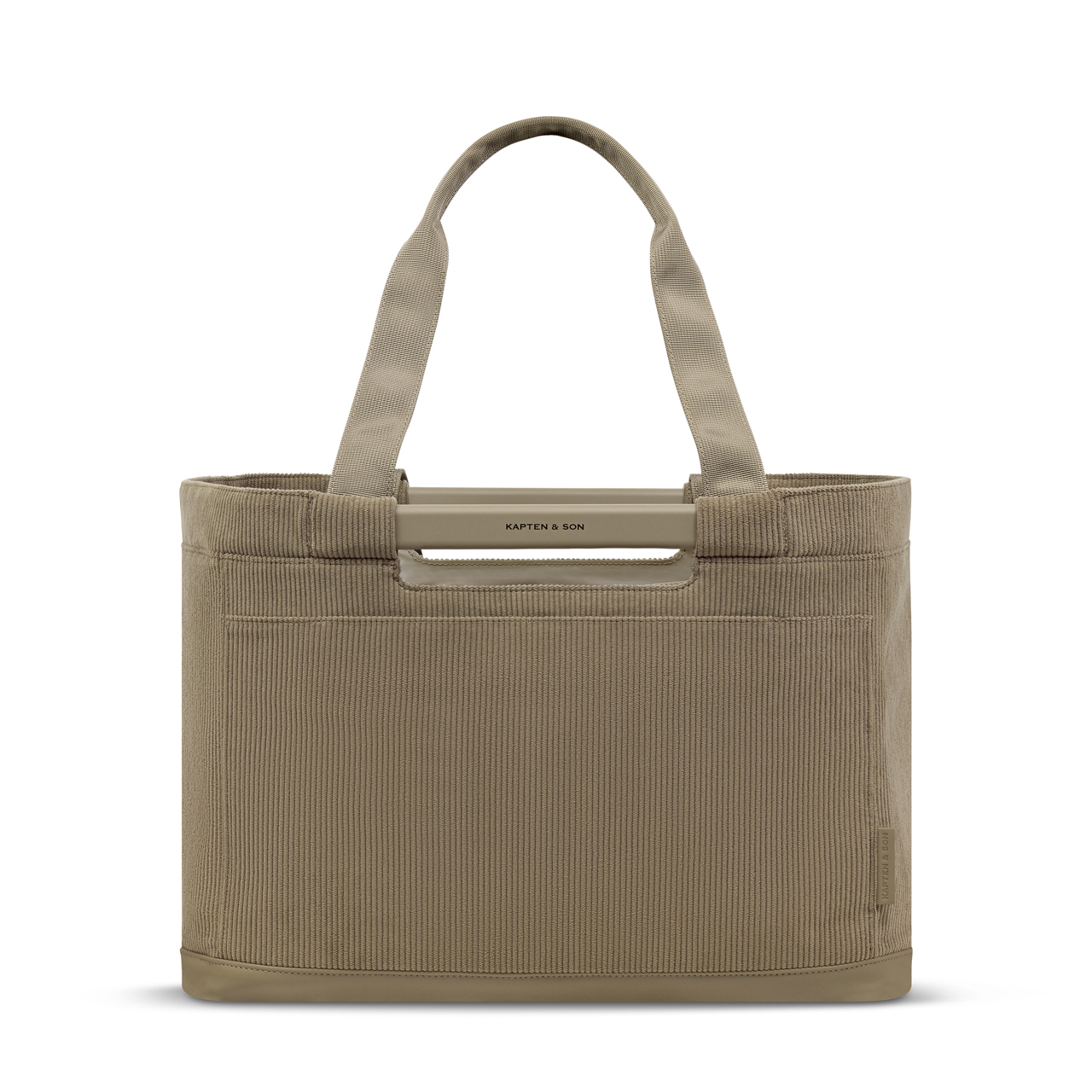 Kapten & Son Shopper Vaasa cord dusty khaki