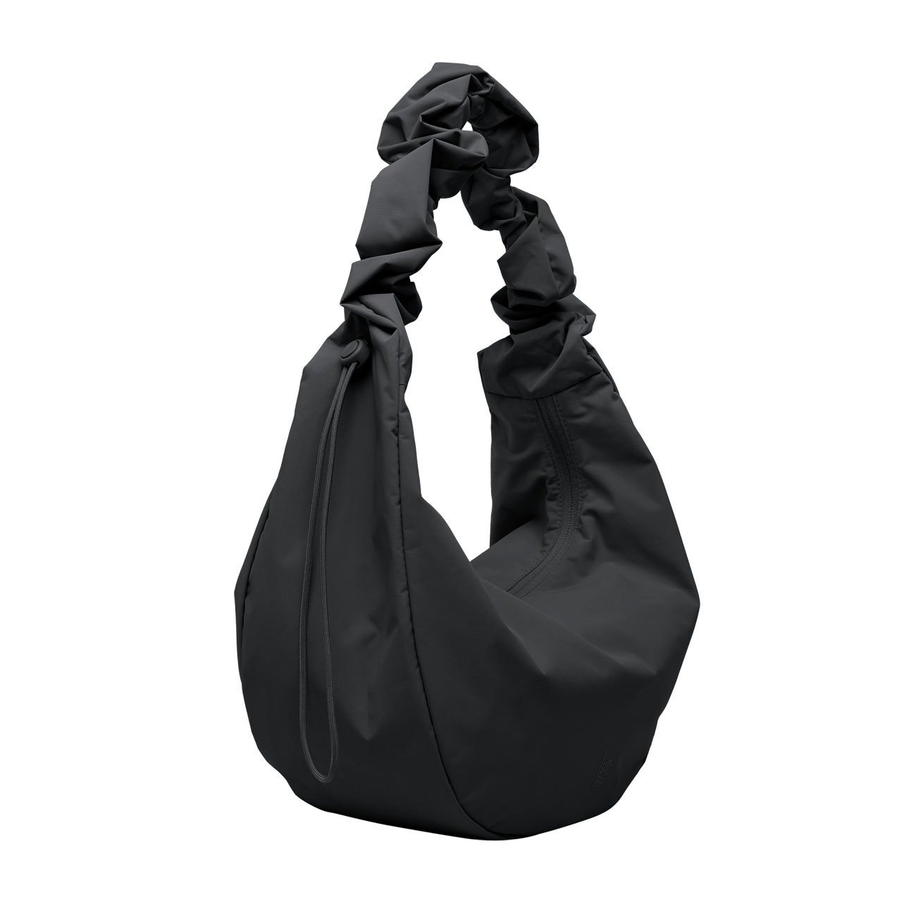 GOT BAG Moon Bag ruffle black mono schraeg
