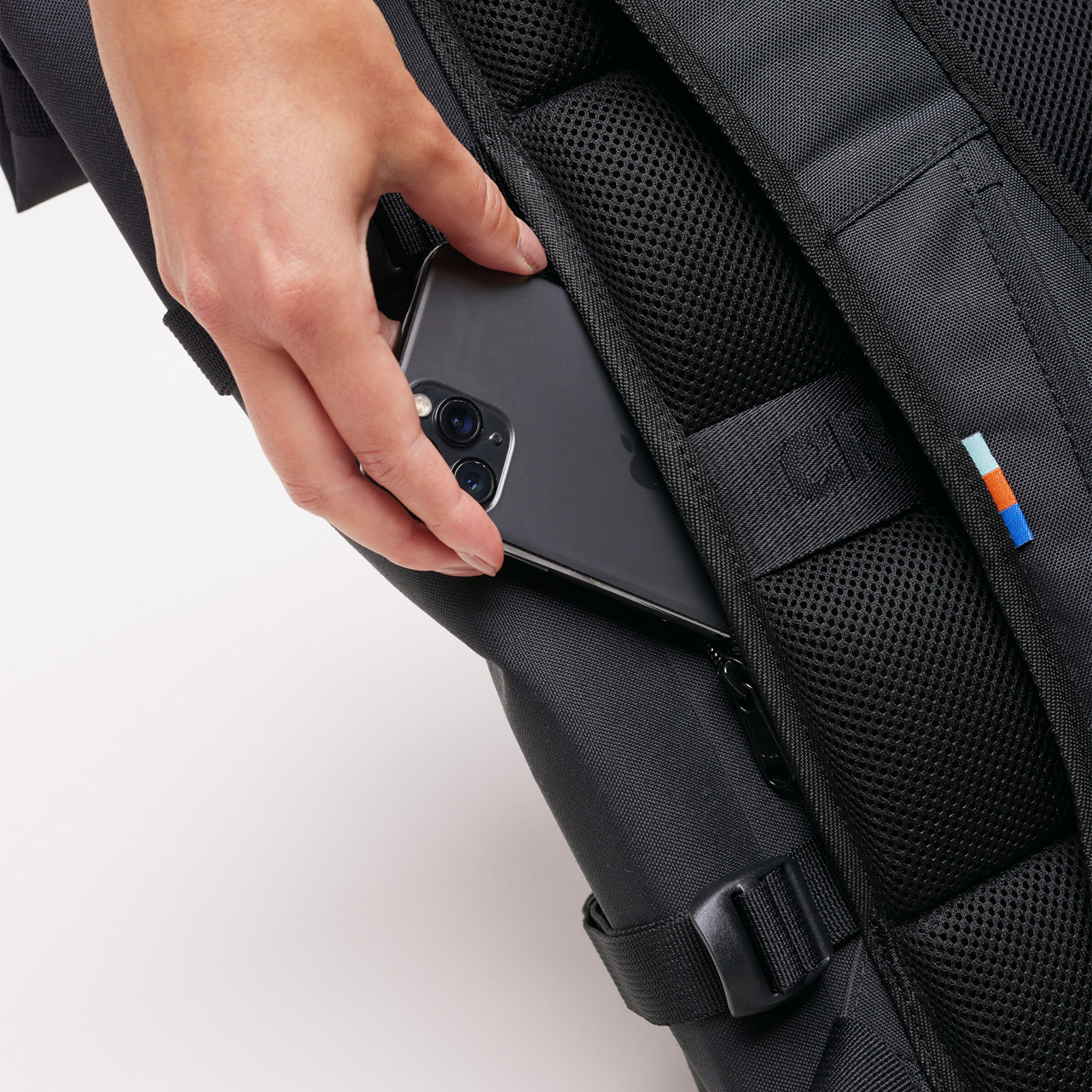 GOT BAG Rolltop 2.0 schwarz Geheimfach