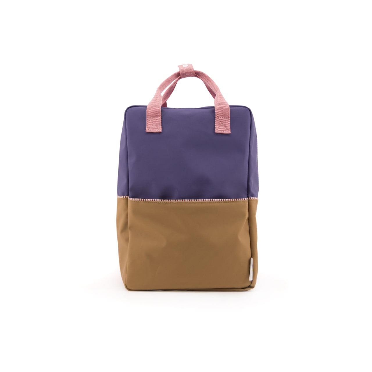 Sticky Lemon Rucksack colour block lila front