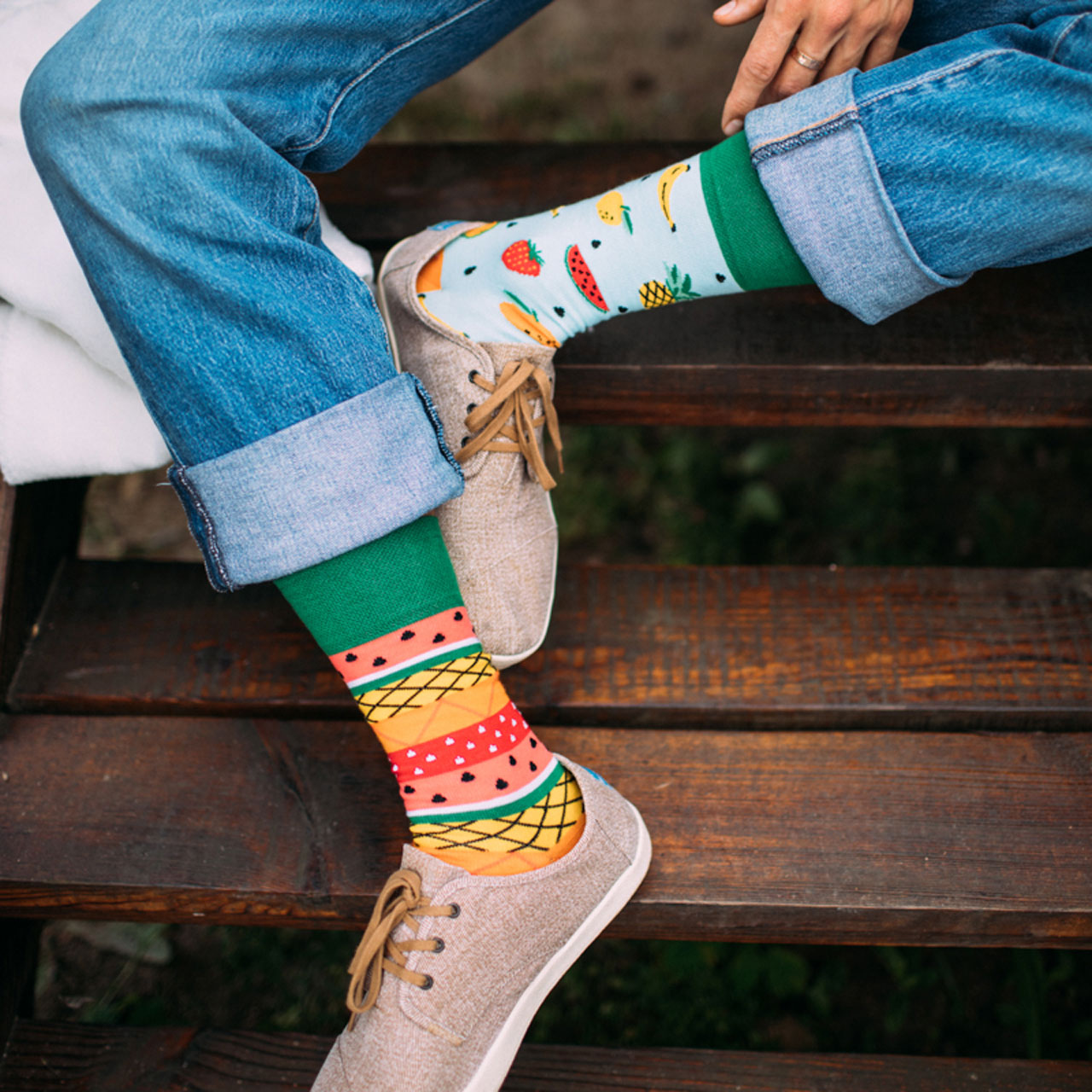 Many Mornings Socken Tutti Frutti Style