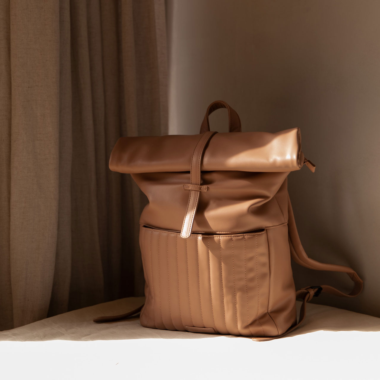 Monk & Anna Rucksack Herb nougat Szene