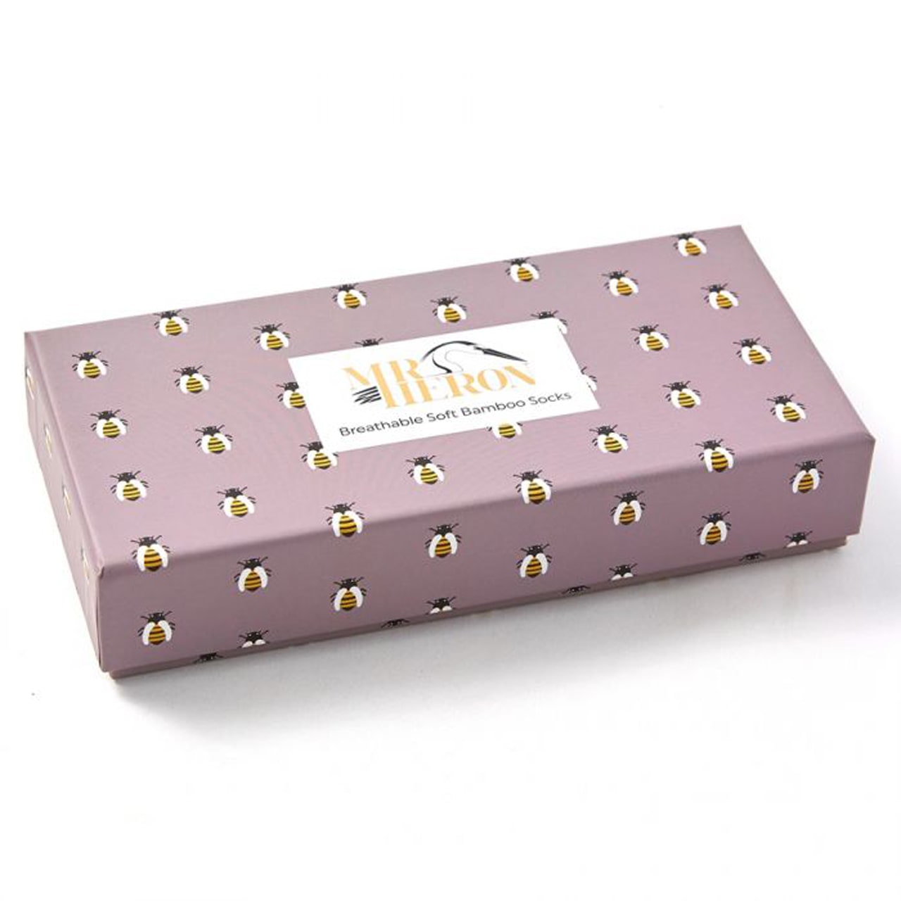 Mr. Heron Socken Bienen 2er Set nur Box