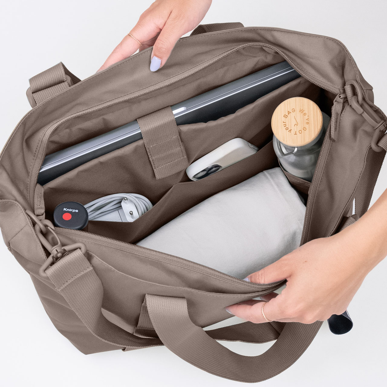 GOT BAG Tote Bag oyster mono offen 1