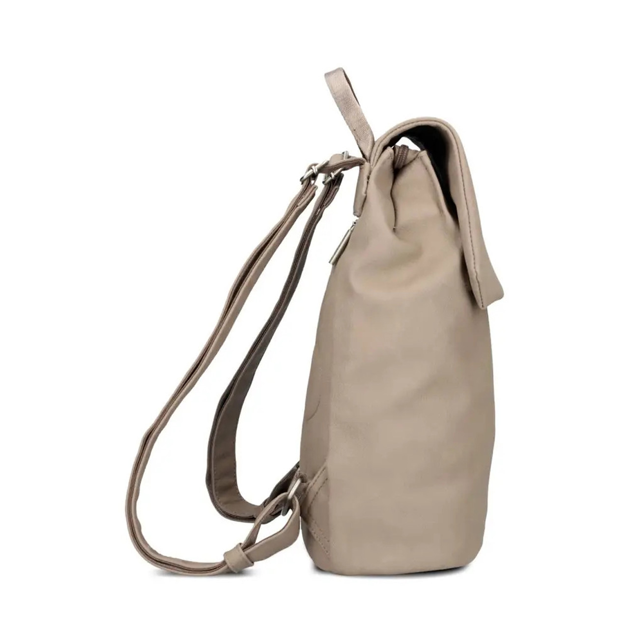 ZWEI Rucksack Mademoiselle MR13 nubuk cappuccino Seite links