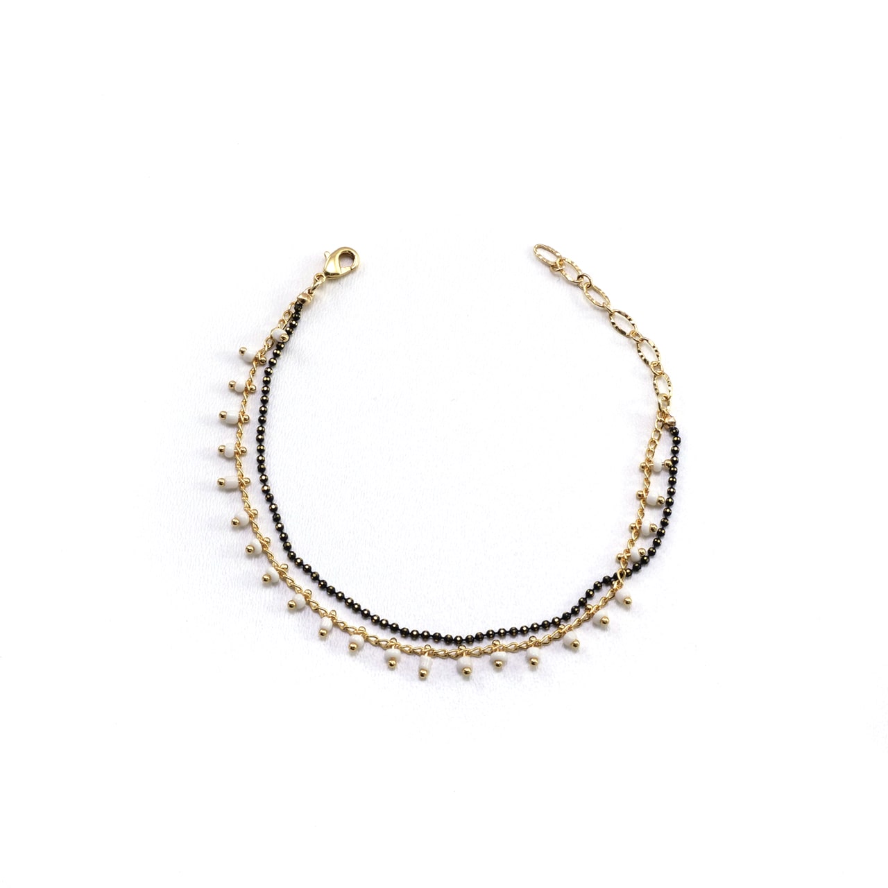 Armkette zweifach schwarz