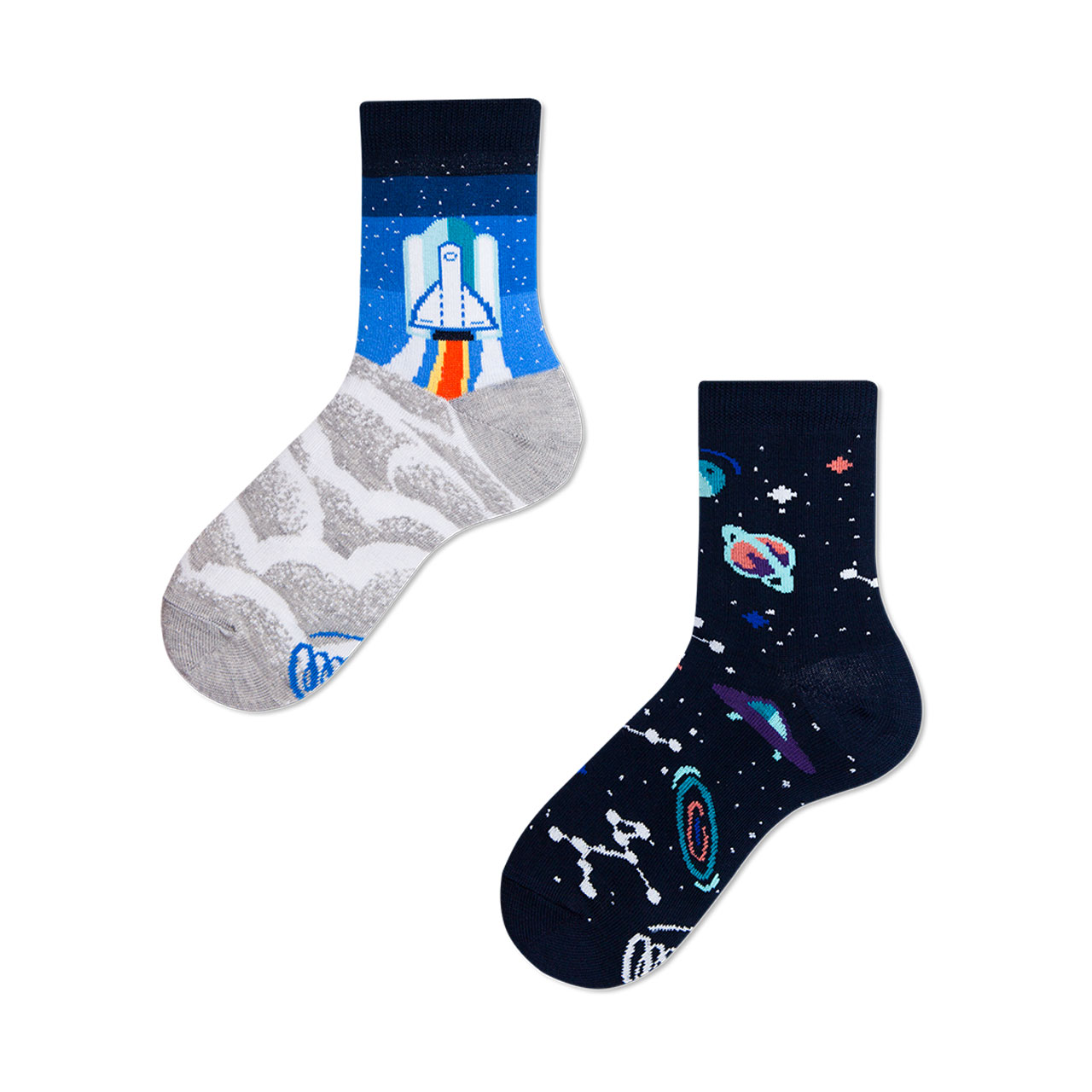 Many Mornings Kids Socken Space Trip
