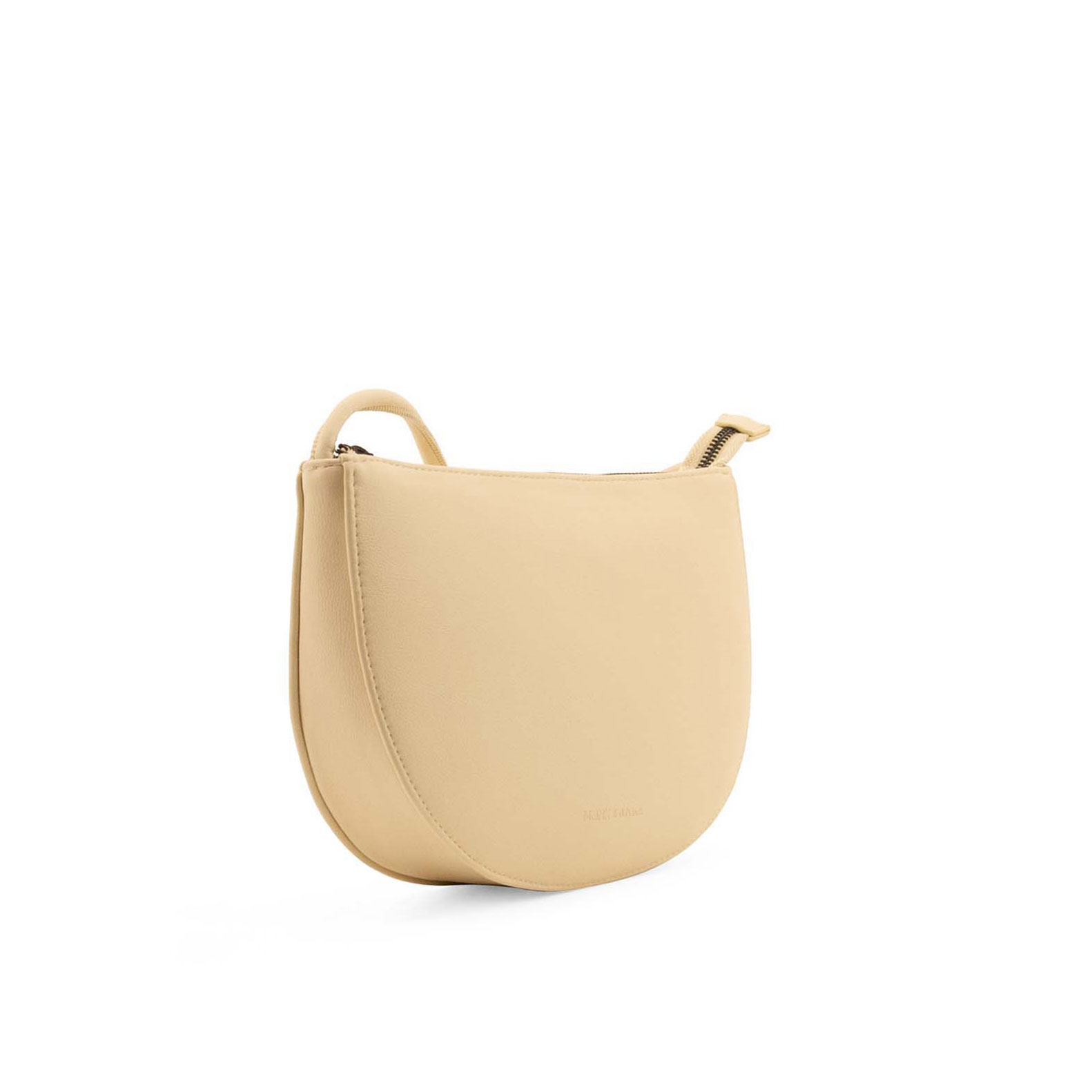 Monk & Anna Tasche Half Moon milk Seite