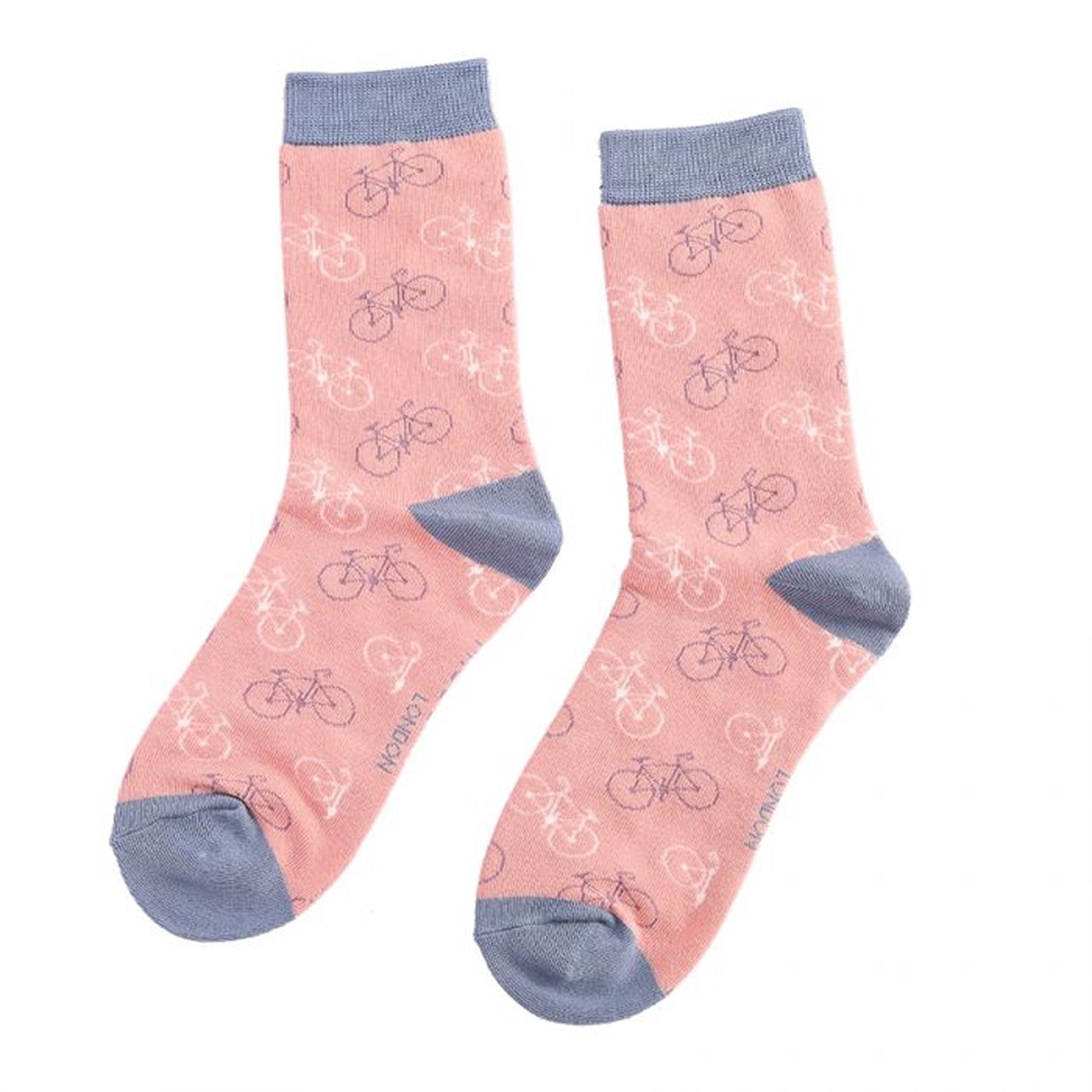 Miss Sparrow Socken Bikes rosa