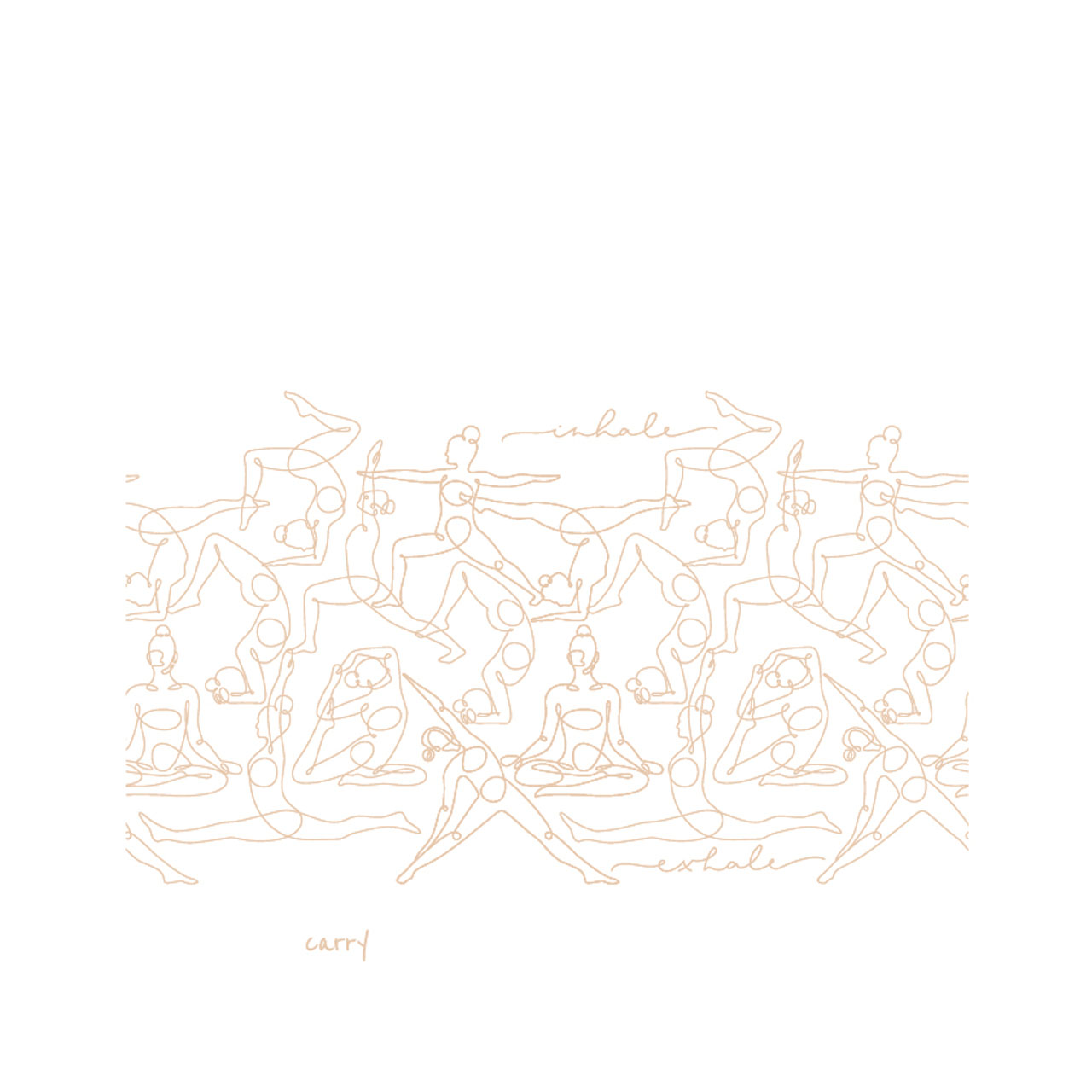 CARRY Flasche Inhale & Exhale 0,7l Motiv