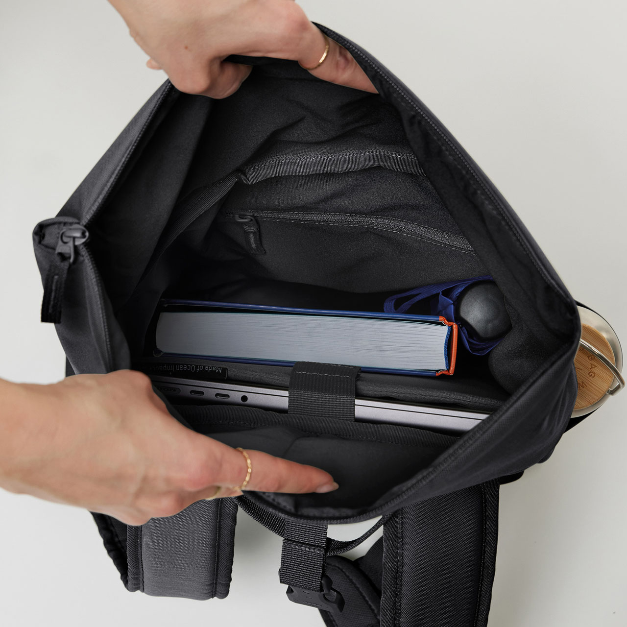 GOT BAG Rolltop easy small black offen