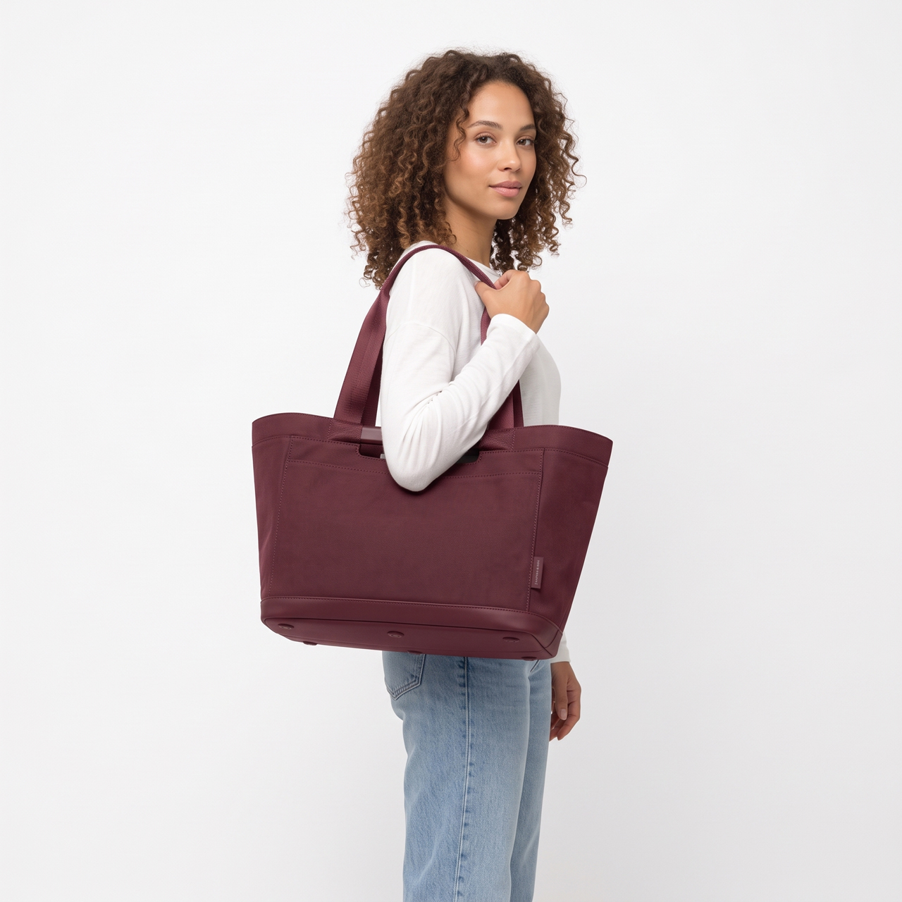 Kapten & Son Shopper Vaasa burgundy