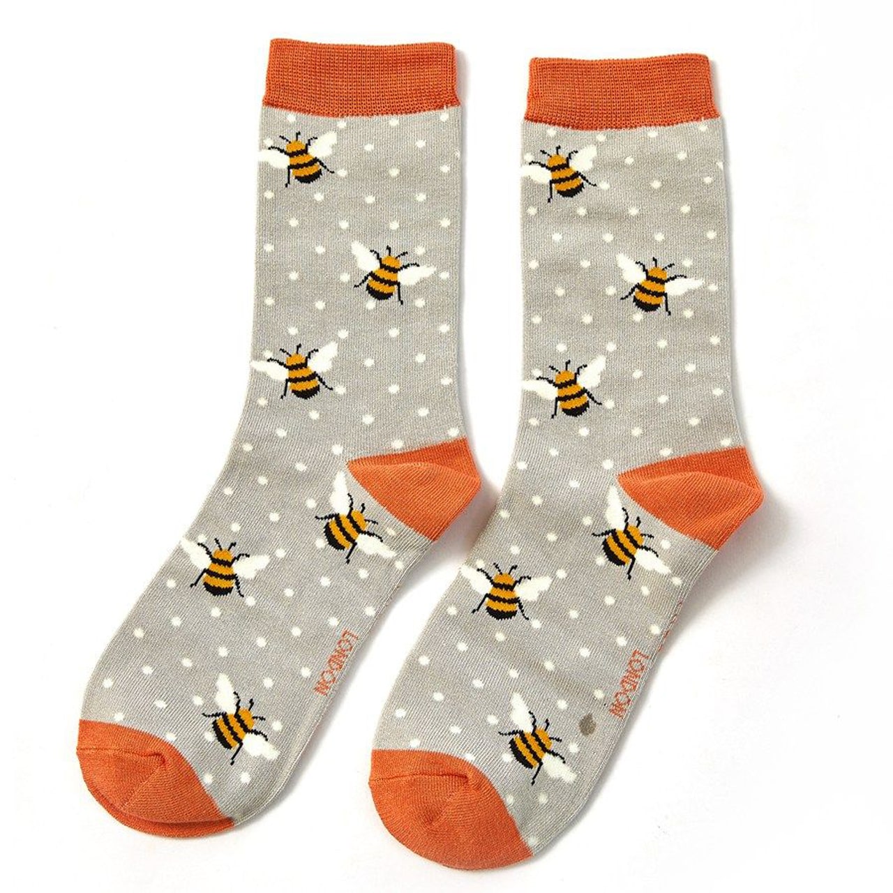 Miss Sparrow Socken Bienen 3er Set grau