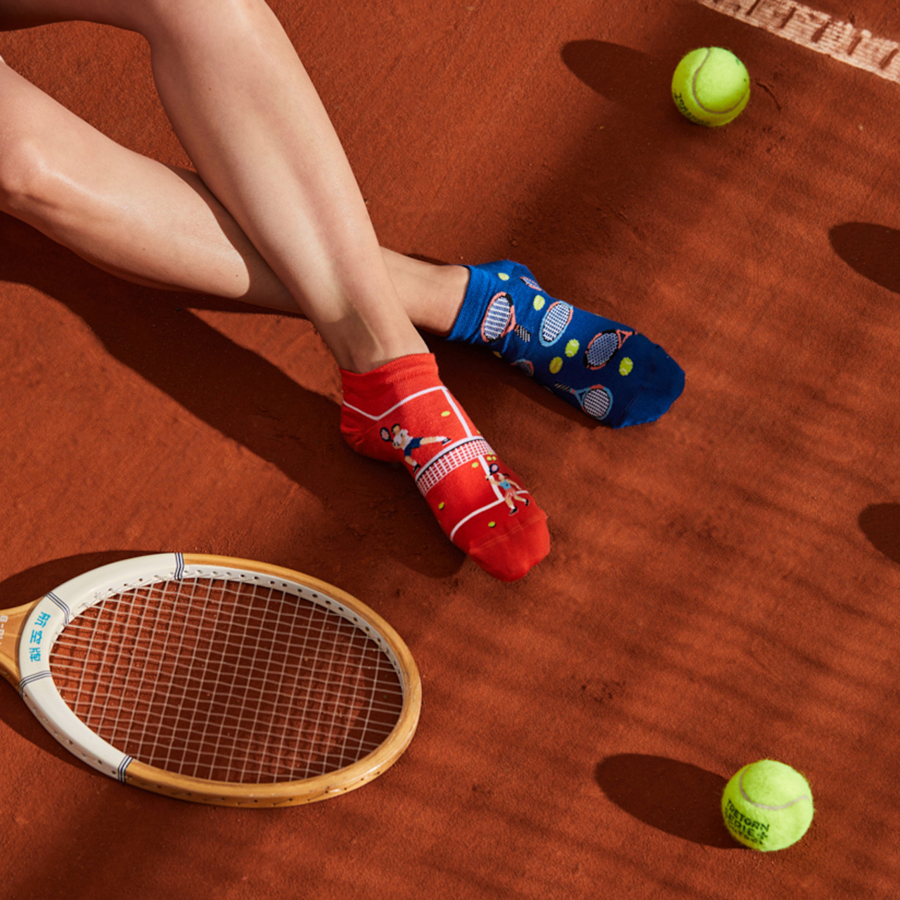 Many Mornings Socken Grand Slam low Style