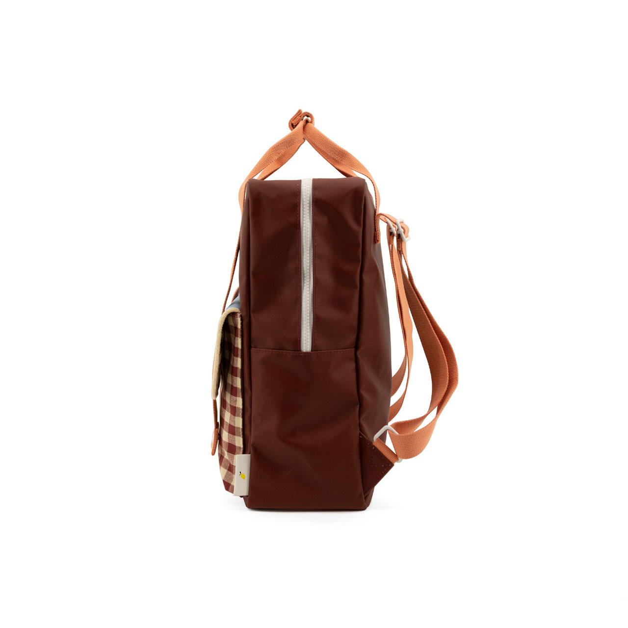 Sticky Lemon Rucksack gingham cherry red Seite
