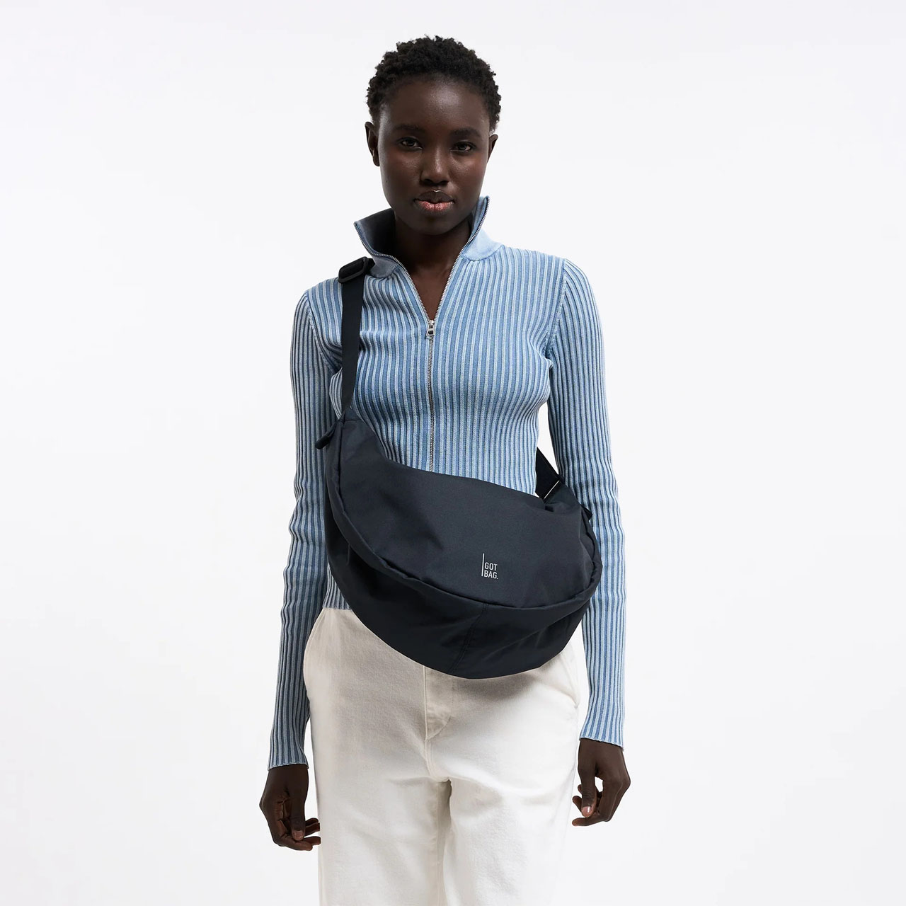 GOT BAG Moon Bag large black mono