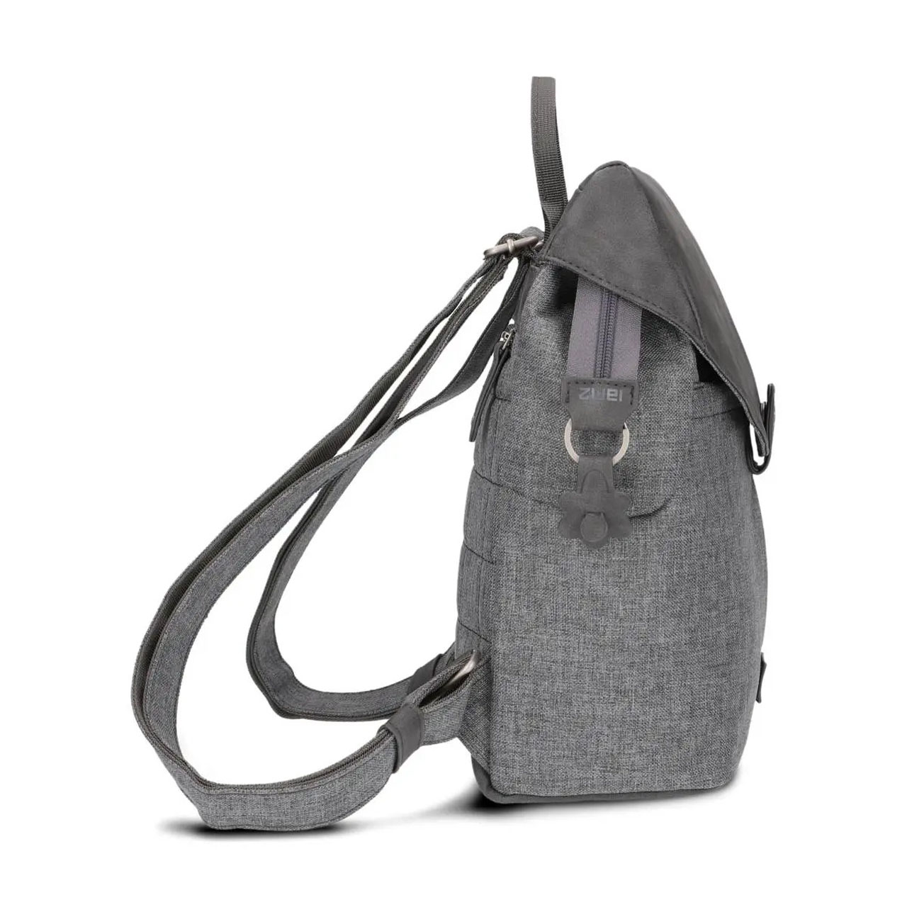 ZWEI Rucksack Olli OR8 grau Seite links