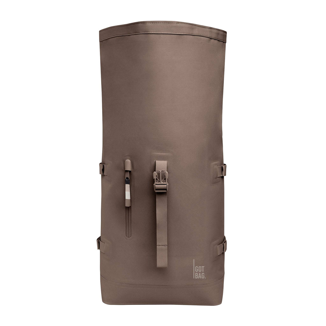 GOT BAG Rolltop 2.0 oyster mono ausgerollt
